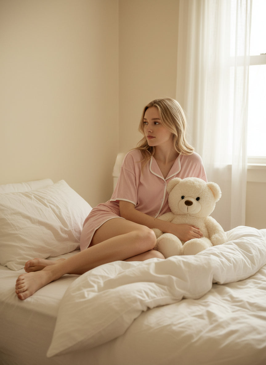 Lily Pajama Set - Candy Pink